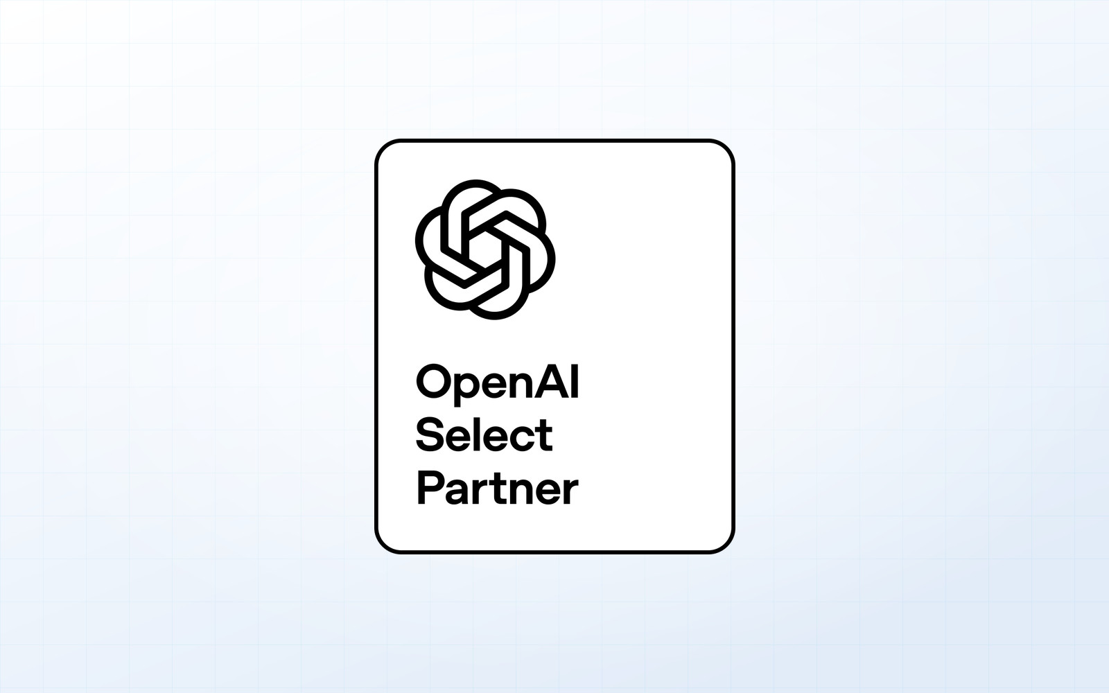 The OpenAI Select Partner badge