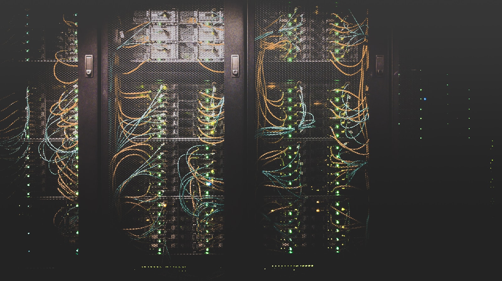 Enterprise data centre aisle with server racks, the infrastructure reality behind CSP provision and activate handoffs.