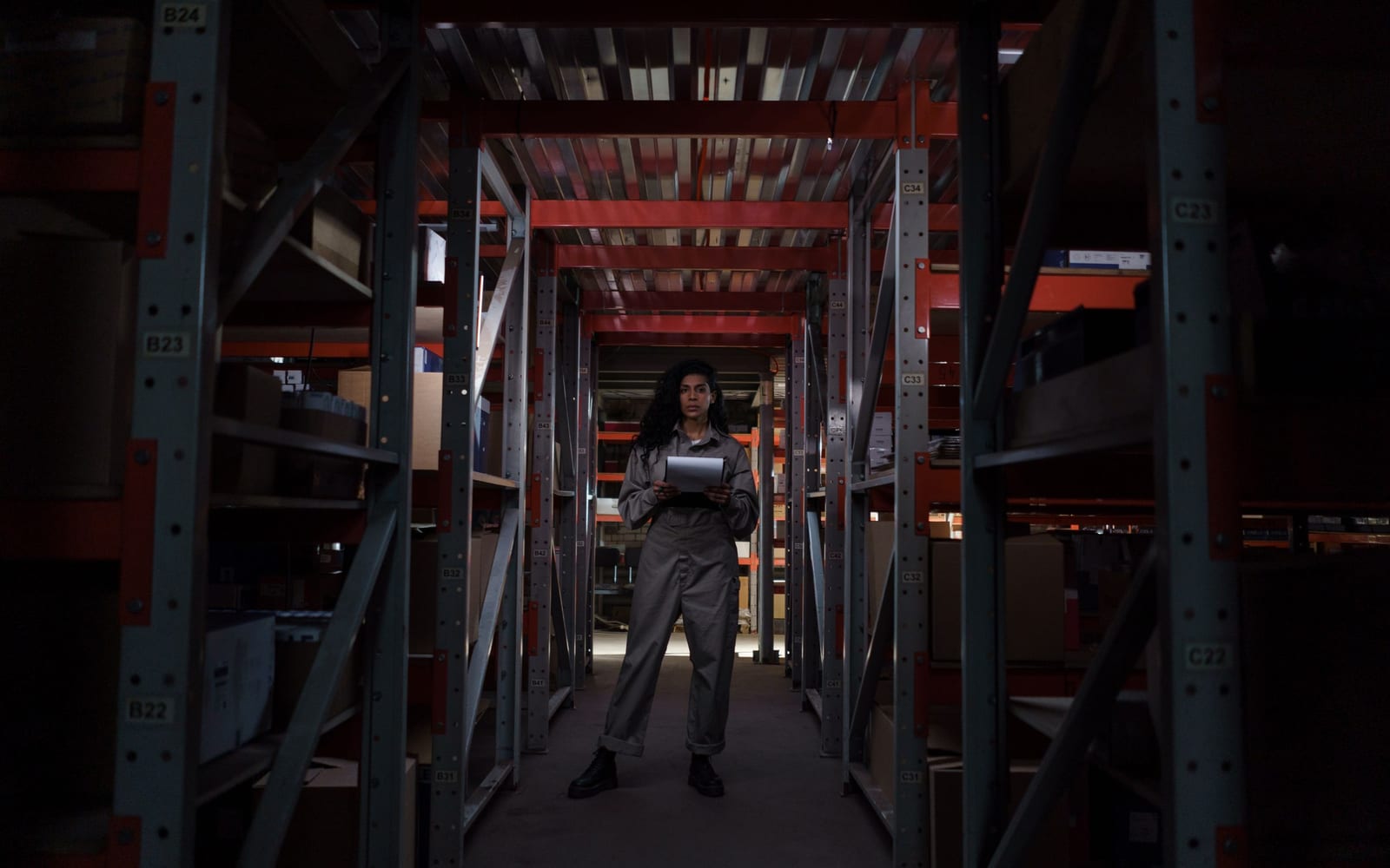 Staff working a warehouse or retail floor.