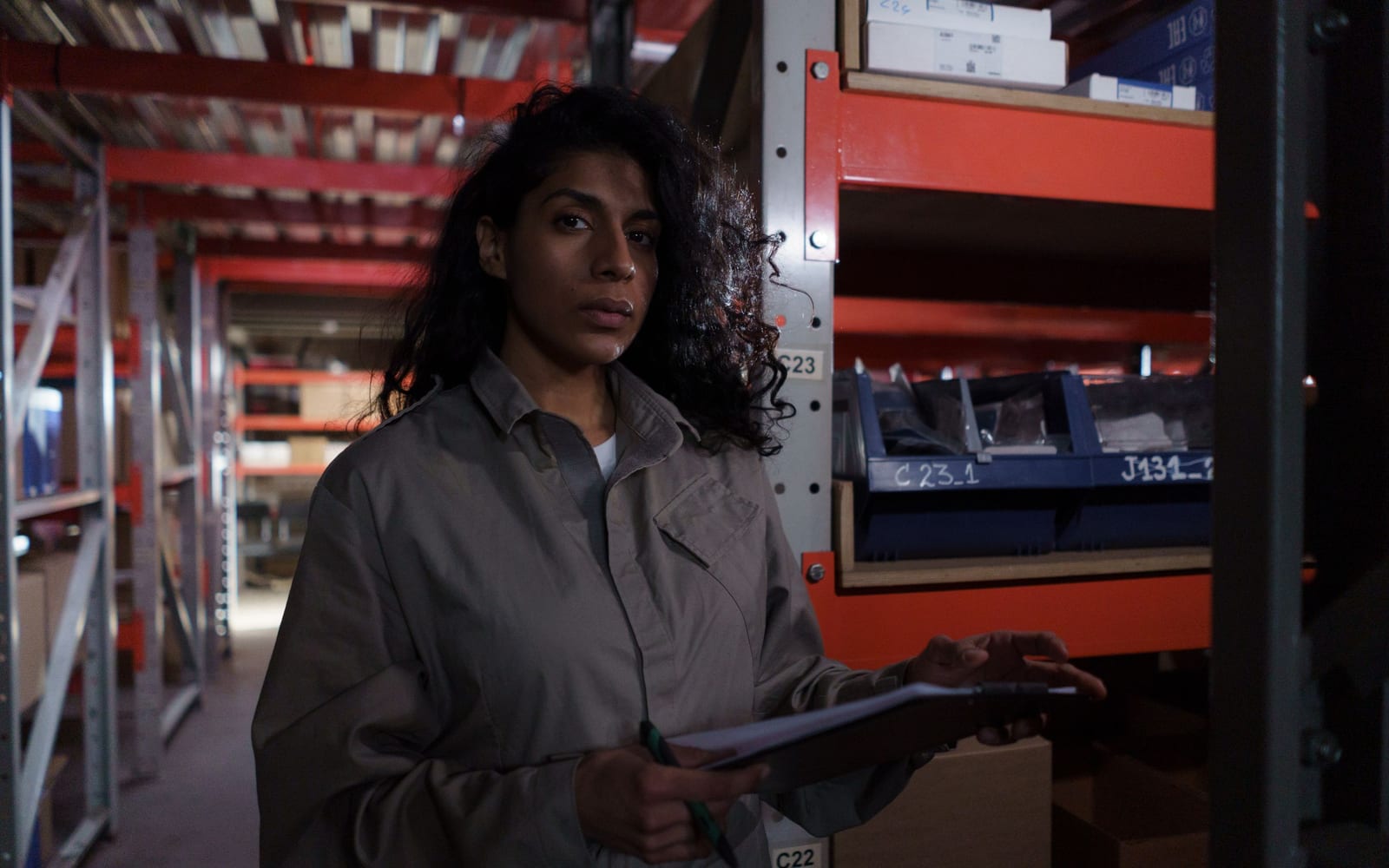 Staff working a warehouse or retail floor.