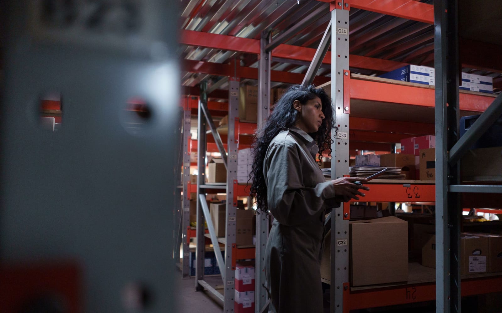 Staff working a warehouse or retail floor.