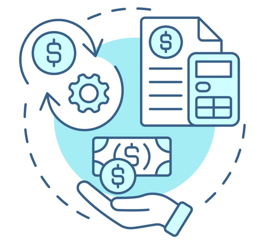 vecteezy billing and invoicing turquoise concept icon 7004026 Salesforce CPQ