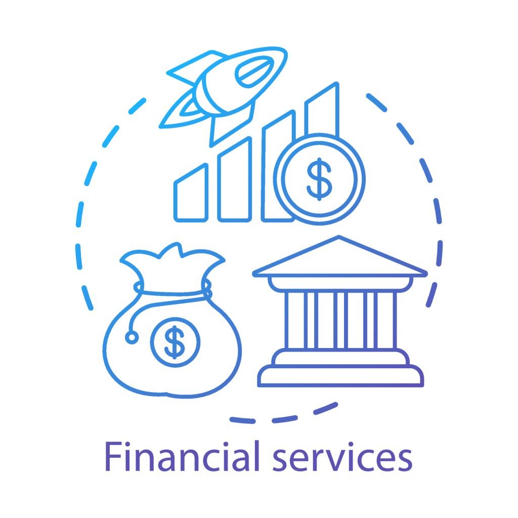 vecteezy financial services concept icon finance industry 4437726 1 Communications, Media, and Technology Industries