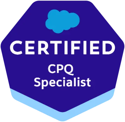 Salesforce Certified CPQ Specialist badge