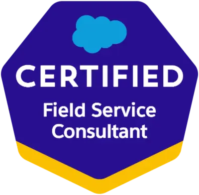 Salesforce Certified Field Service Consultant badge