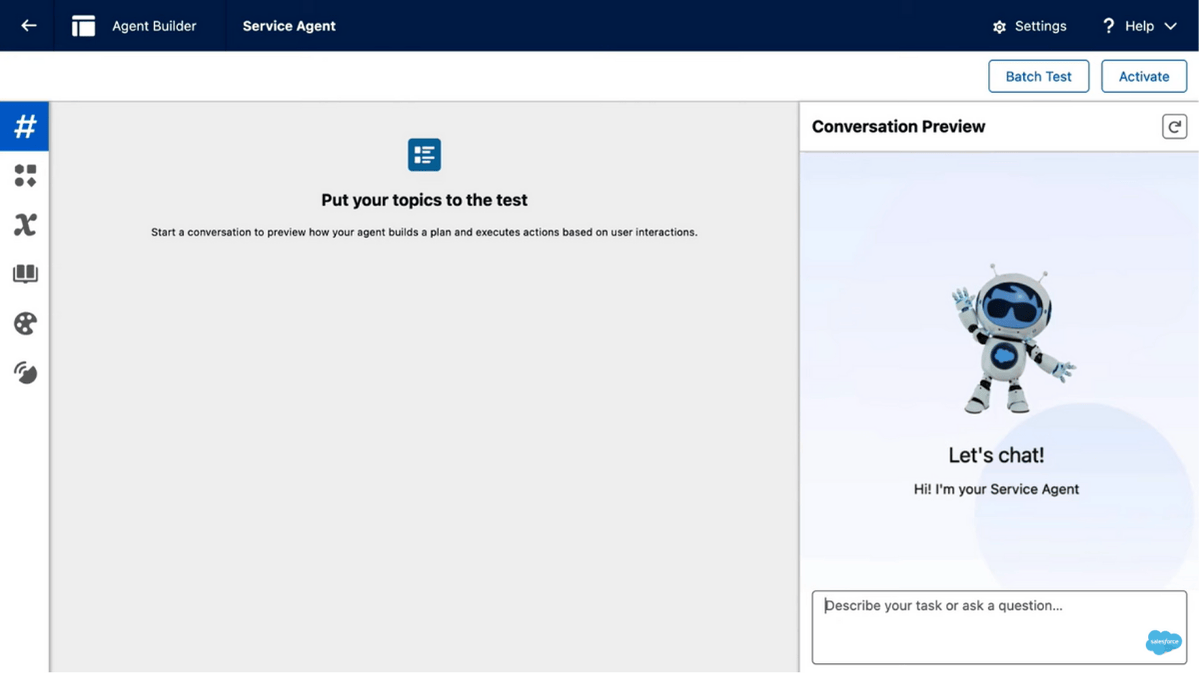 Testing Agents in Agent Builder